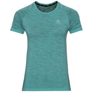 Odlo Female T-shirt s/s crew neck BLACKCOMB CERAMICOOL jaded - space dye S