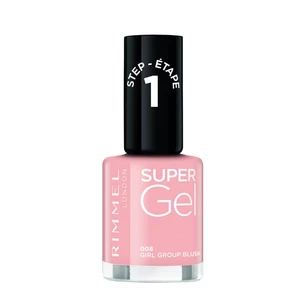 Rimmel Gelový lak na nehty Super Gel 12 ml 011 Arcade Apricot