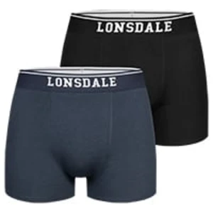 Boxer da uomo Lonsdale 113859-Grey/Black