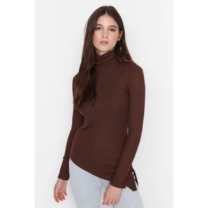 Trendyol Blouse - Brown - Regular fit