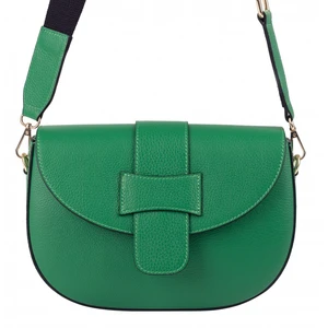 SEGALI Dámska kožená crossbody kabelka Vanesa Green