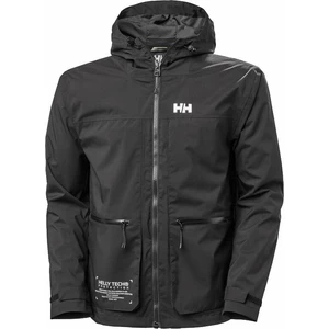 Helly Hansen Men's Move Hooded Rain Jacket Black M