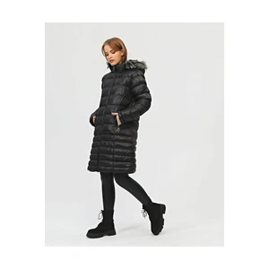 HAKKE Hooded puffer jacket