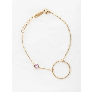 Celebrity Bracelet with Circle Pendant