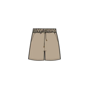 WOMENS SHORTS L-SH-4009 DBEIGE