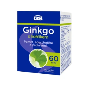 GS Ginkgo 60 mg s hořčíkem, 90 tablet