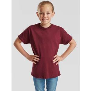 Burgundy Children's T-shirt Original Fruit of the Loom