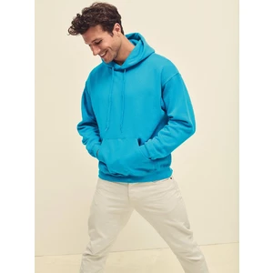 Blue Men's Hooded Sweat Fruit of the Loom