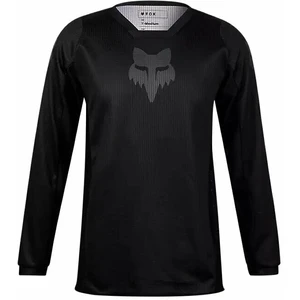 FOX Youth Blackout Jersey Black/Black M Motocross Trikot