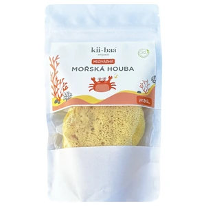 kii-baa® organic Natural Sponge Wash přírodní mořská mycí houba 10-12 cm 1 ks