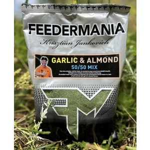 Feedermania krmítková směs groundbait 50/50 mix 800 g - garlic almond