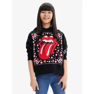 Red-Black Girls' Hoodie Desigual Beatrice Rolling - Girls