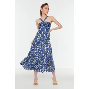 Trendyol Blue Collar Detailed Maxi Dress