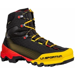 La Sportiva Pantofi trekking de bărbați Aequilibrium ST GTX Black/Yellow 44,5