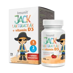 Simply You Laktobacily Jack Laktobacilák Imunit + vitamín D3 36 tablet