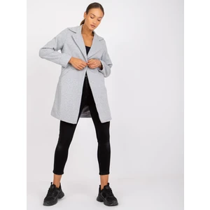 Gray women's oversized coat from Louise RUE PARIS