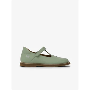 Green Girls Leather Shoes Camper - Girls