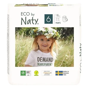 Eco by Naty Naťahovacie plienkové nohavičky XL 16+ kg 18 ks