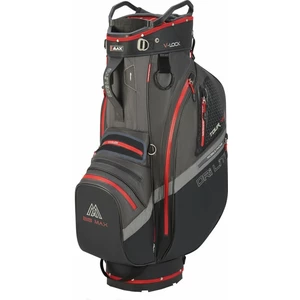 Big Max Dri Lite V-4 Cart Bag Cărbune/Negru/Roșu Geanta pentru golf