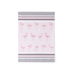 Zwoltex Unisex's Dish Towel Flamingi Pink/Pattern