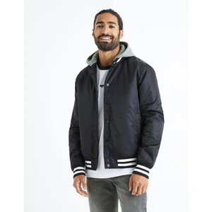 Celio Buted Jacket with Detachable Hood - Men