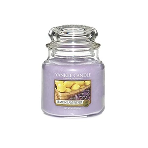 Yankee Candle Lemon Lavender vonná sviečka Classic malá 411 g