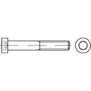 Šrouby s válcovou hlavou Toolcraft, vnitřní šestihran, DIN 7984, M 16 x 110 mm, 08.8, gal. Zn, 25 ks