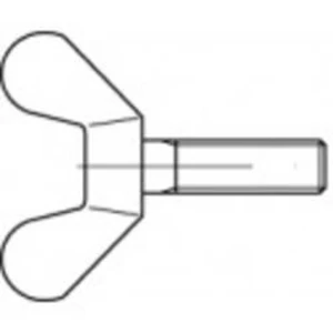 Křídlové šrouby TOOLCRAFT 106381, N/A, M12, 40 mm, temperovaná litina, 20 ks