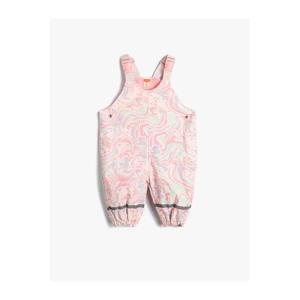 Koton Baby Girl Pink Patterned Coat