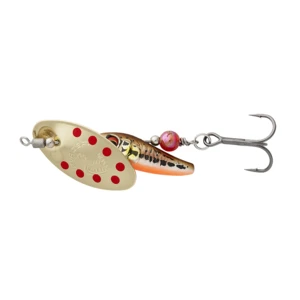 Savage gear třpytka sticklebait spinner minnow gold red - 2 7,3 g