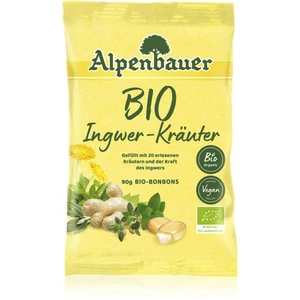 ALPENBAUER Prírodné cukríky zázvor a bylinky BIO 90 g