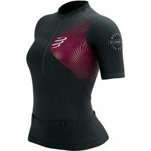 Compressport Trail Postural SS Top W Black/Persian Red L