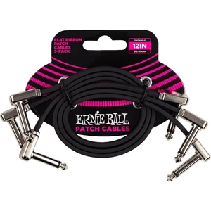 Ernie Ball P06222 Čierna 30 cm Zalomený - Zalomený