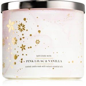 Bath & Body Works Pink Lilac & Vanilla vonná svíčka 411 g