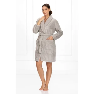 Grey bathrobe Thira Gray