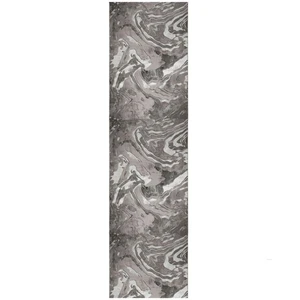 Szary chodnik Flair Rugs Marbled, 60x230 cm