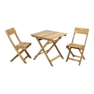 Záhradný bistro set 3 ks skladací FILAX,Záhradný bistro set 3 ks skladací FILAX