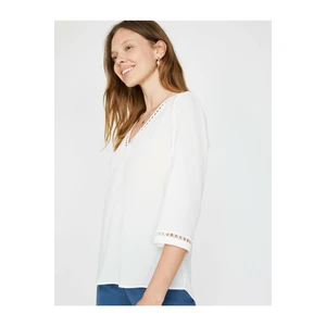 Koton Blouse - White - Regular fit