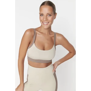 Trendyol Sports Bra - Gray - Color block