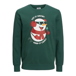 Jack&Jones Pánská mikina JORTOON 12219685 Trekking Green L