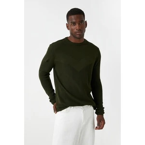 Koton Sweater - Khaki - Regular fit