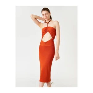 Koton Dress - Orange - Asymmetric