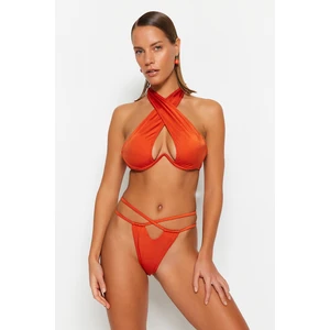 Trendyol Bikini Bottom - Orange - Plain