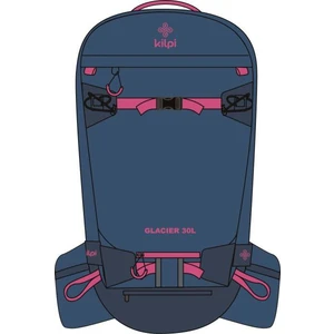 Ski touring and freeride backpack Kilpi GLACIER-U dark blue