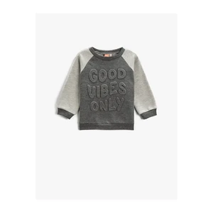 Koton Sweatshirt - Gray - Relaxed fit