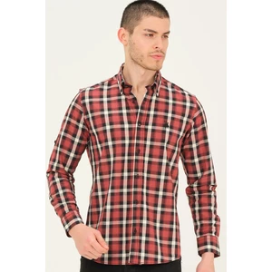 Camicia da uomo  dewberry Burgundy