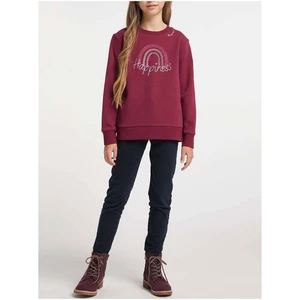 Burgundy Girls Sweatshirt Ragwear Evka - Girls