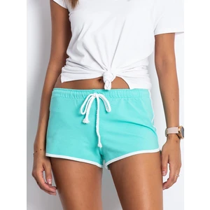 Mint sweat shorts