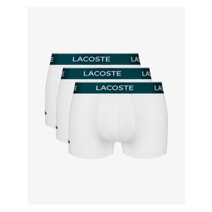 Lacoste Boxerky 3 ks Bílá