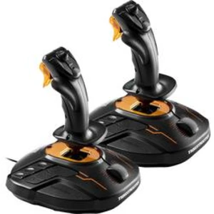 Thrustmaster T.16000M Space Sim Duo Stick joystick k leteckému simulátore PC čierna, oranžová